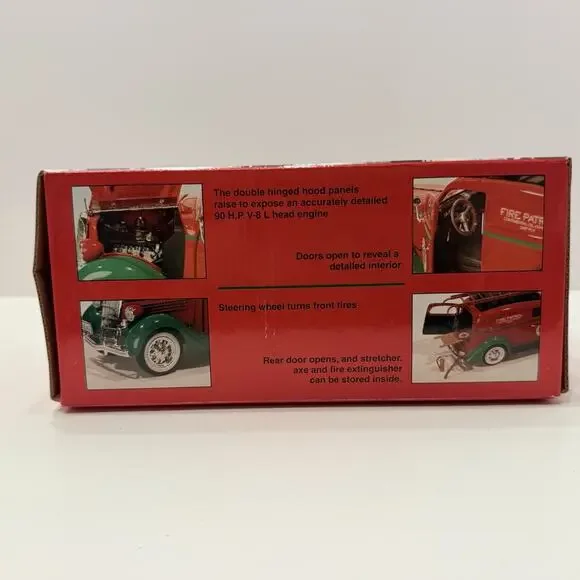 Conoco 1935 Ford Fire Patrol Diecast Car Crown Premiums - Picture 6 of 14